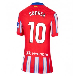 Atletico Madrid Angel Correa #10 Dámské Domácí Dres 2024-25 Krátký Rukáv